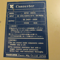 Yaskawa NPS0-0803L Diode Converter NPS00803L 200/220V In, 240-340V Out 25 kW