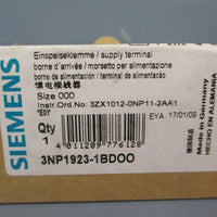 Siemens Supply Terminal 3NP1923-1BD00 16-95 mm2 3 Terminals per Box NEW