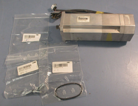 ABB 3HAC17344-1/02 Robot Gear Servo Motor 200V 3.2A 7/16" Shaft Dia