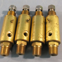 Lot of (4) Clippard CS-843 Thread Air Pressure Regulator