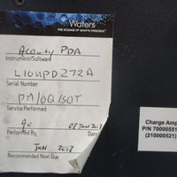 Waters Acquity UPLC 186015032 PDA Detector 100-240VAC 50-60Hz 185VA F3.15A/250V