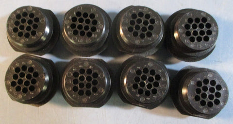 (Lot of 8) AMP 206043-3 Circular 14-Pin Receptacle