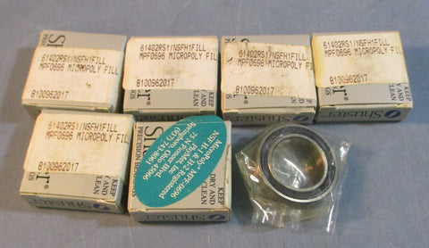 Shuster MPF0696 Micropoly Fill Bearing 61402RS1 / NSFH1Fill  (Lot of 6)