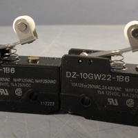 Lot of (2) Omron Limit Switch DZ-10GW22-1B6