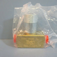 DMIC NV2M0500B Needle Valve ½" 2000 PSI 15 GPM 57 LPM 138Bar Max NEW