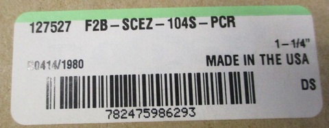 Dodge F2BSCEZ104SPCR 2 Bolt Flange Block Bearing, EZKleen 11/4" Bore
