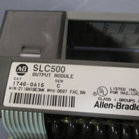 AllenBradley SLC 500 Output Module Series C. 1746OA16