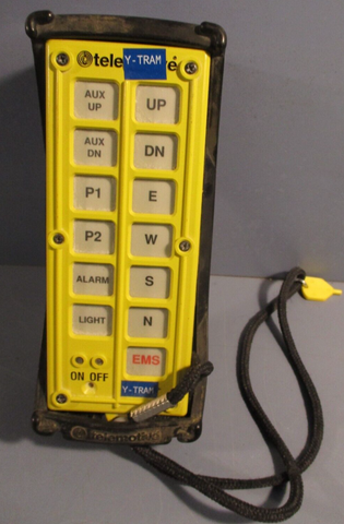 TELEMOTIVE Crane Hoist Remote Pendant Model# 10K12SM01MG
