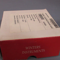 Winter Instruments 1/2" NPT 316 SS ADJUSTABLE SNUBBER PRESSURE GAUGE SAS543