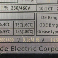 Worldwide Electric PEWWE318182T 3Phase Induction Motor 3HP 11/8" Shaft Dia