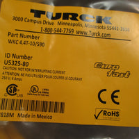 TURCK WKC 4.4T10/S90 Eurofast Cordset U532580
