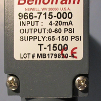 Marsh Bellofram 960715000 Transducer 420mA 060PSI Output