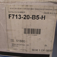 Boston Gear 700 Series 0.52 HP Gearbox/Speed Reducer Ratio 20:1 F713-20-B5-H