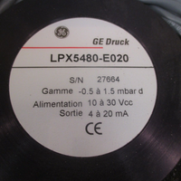 GE Druck Module Pressure Gauge LPX 5480  E020