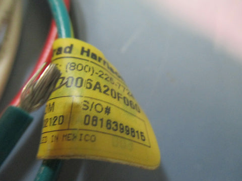 Woodhead/Brad Harrison SingleEnd Receptacle Cordset 2R7006A20F060