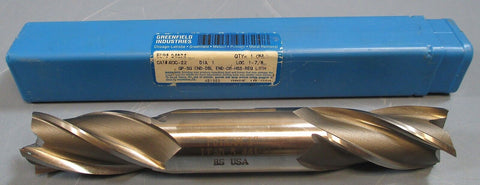 Putnam Double End Mill Cutter: 1"DIA,1-7/8"LOC, LD=5.441, HS, 4FL, USA *NEW*