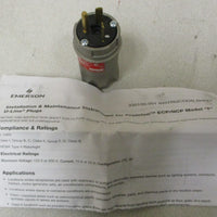 Appleton ECP-2023 Explosion Proof Electrical Plug Aluminum 20A 125VAC Watertight