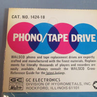 Lot of 2 GC Electronics 142418 Phono/Tape Drive Smaller Circumference NOS