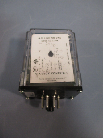 Warrick Controls General Purpose Relay A.C. Line 120VAC 16MB1B0