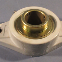AMI 13/16" WIDE SET SCREW WHITE 2BOLT FLANGE UCNFL20619W