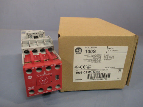 Allen Bradley Safety Contactor 24VDC Series C 100S-C23EJ14BC