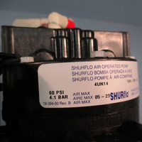 PENTAIR SHURflo 16620056 Diaphragm Pump 60PSI, 4.1 BAR Air Operated Pump 4UN14