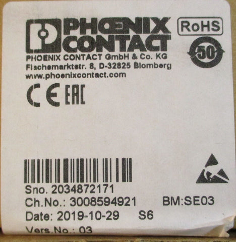 Phoenix Contact 2702908 Industrial Ethernet Switch FL Switch 2116