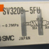 SMC SV3200-5FU Pneumatic Solenoid Valve 5-Port 2-Position 24VDC 0.1-0.7MPa