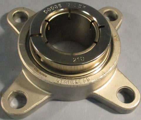Dodge 079947 4-Bolt Flange-Mount Ball Bearing F4B-DLEZ-200-SHCR 2" Bore