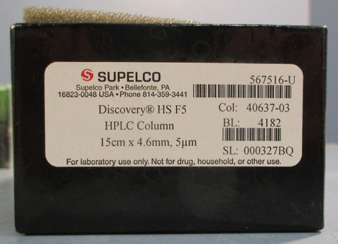 Supelco Discovery HS F5 567516U HPLC Column 15cm x 4.6mm 5um