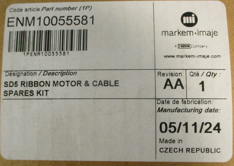 Markem Imaje ENM10055581 SD5 Ribbon Motor & Cable Spares Kit