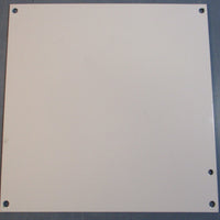 Hoffman A10P10 White Steel Panel 87/8" W x 83/4" L x 3/32" THK (Lot of 2) 5483