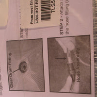 PIG TLS553CL Pipe Roof Leak Diverter Tarp / Bag and Hose System Clean NIB