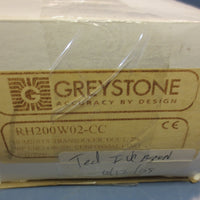 Greystone RH200W02CC Humidity Transducer Duct 2% WP Enclosure Conformal Coat
