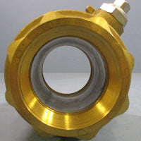 Grinnell 2Way Bronze Body Ball Valve, Lever Operated DN65 21/2" Bore PN16W16G