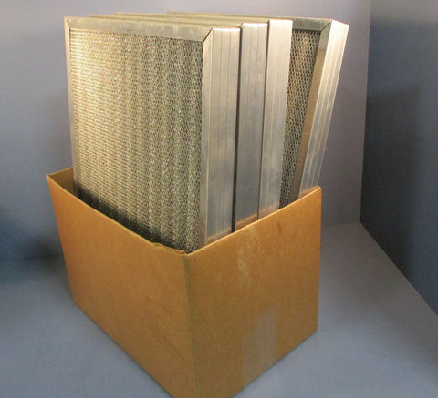 Lot of 4 Precisionaire 173/4x24x2" Washable Aluminum KKM Filter Cartridge