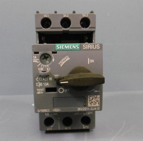 Siemens Motor Protector Circuit Breaker 3RV2011-0JA10