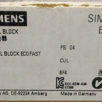 Siemens Simatic ET200 6ES7 1943AA000AA0 Teminal Block 6ES7 S7 Module Only
