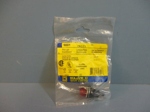 Square D OG120 Ser. C Pilot Light Incandescent RED 120V