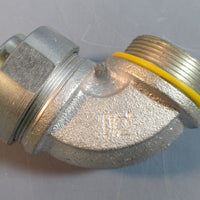 Box 2 Crouse Hinds LT15090 Male Conduit Connector Fittings 90 Degree 11/2" NIB