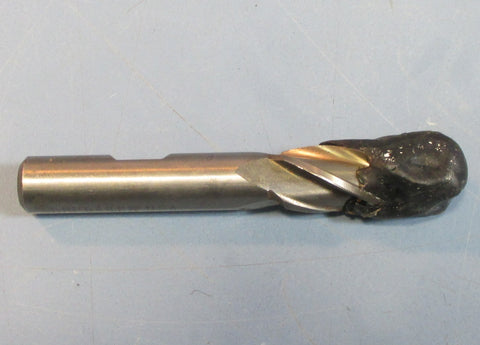 Brubaker 7/16" HH4 OI Cobalt 4 Flute Professionally CNC Resharpened End Mill