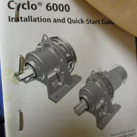 Sumitomo CVHJS-6195Y-35 Cyclo 6000 Gear Reducer PA106494 35:1 3-5/8" Shaft Dia