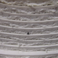 White PVC 120 COS P18 Conveyor Belt 18' Length 40" Width 0.13" Thick