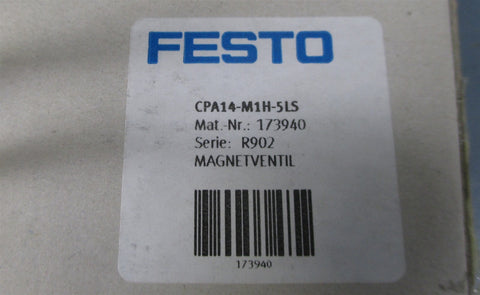 Festo CPA1-M1H-5LS Solenoid Valve Used