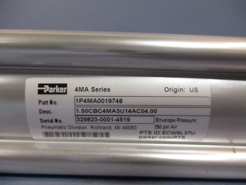 PARKER Tie Rod NFPA Pneumatic Cylinder 1P4MA0009748 1.50CBC4MA3U14AC04.00