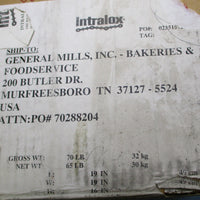 Intralox 2400 Series Grey Acetal Raised Rib Conveyor Belt 20.0019'Lx14"W 238 Row