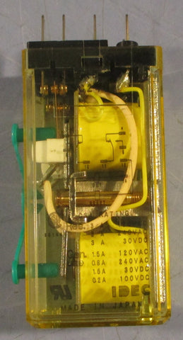 IDEC RY2KS-UCDC24V Miniature Relay 91943 120/240VAC 30/100VDC