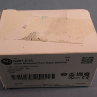 Allen Bradley 800HR1A Series G 30mm Momentary Push Button Green Booted Head