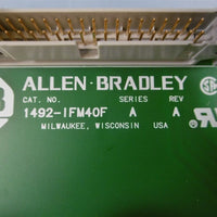 New Allen Bradley 1492-IFM40F Series A REV A Terminal Module