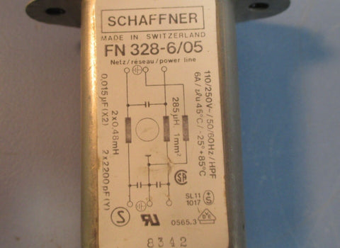 Lot of 4 Schaffner Various FN328-xx Power Entry Module PEM Plug EMI Filter NWOB